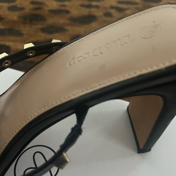 Amazon The Drop Avery Square Toe Two Strap High Heeled Sandal Size 9.5 - Picture 12 of 14